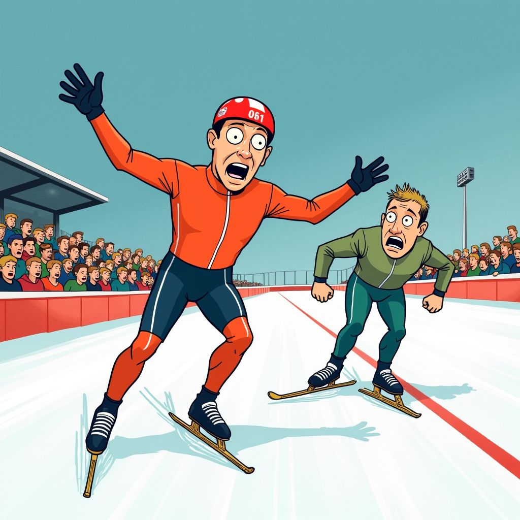 Pool Zurek versloeg Jordan Stolz twee keer op rij in Inzell