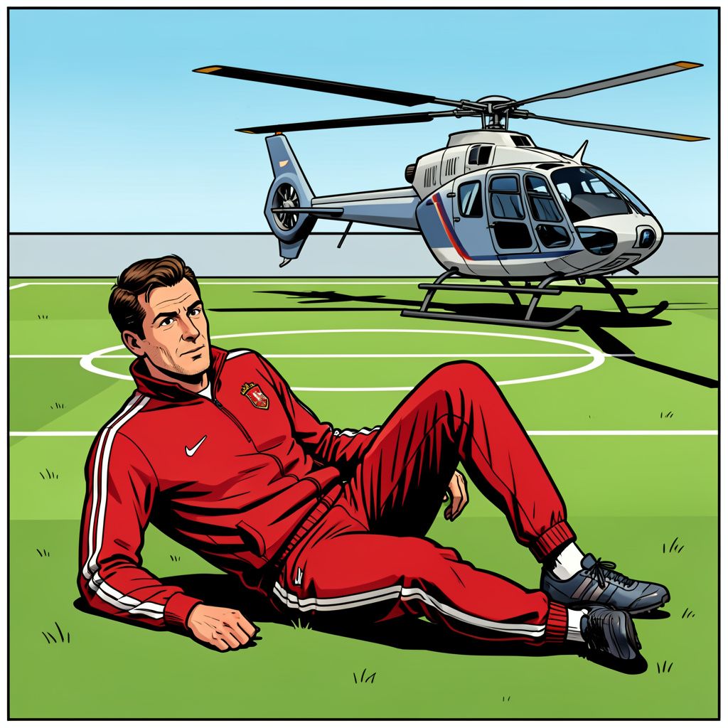 Een opgeroepen traumahelikopter markeert de plotselinge ziekenhuisopname van Bayern-trainer Vincent Kompany.