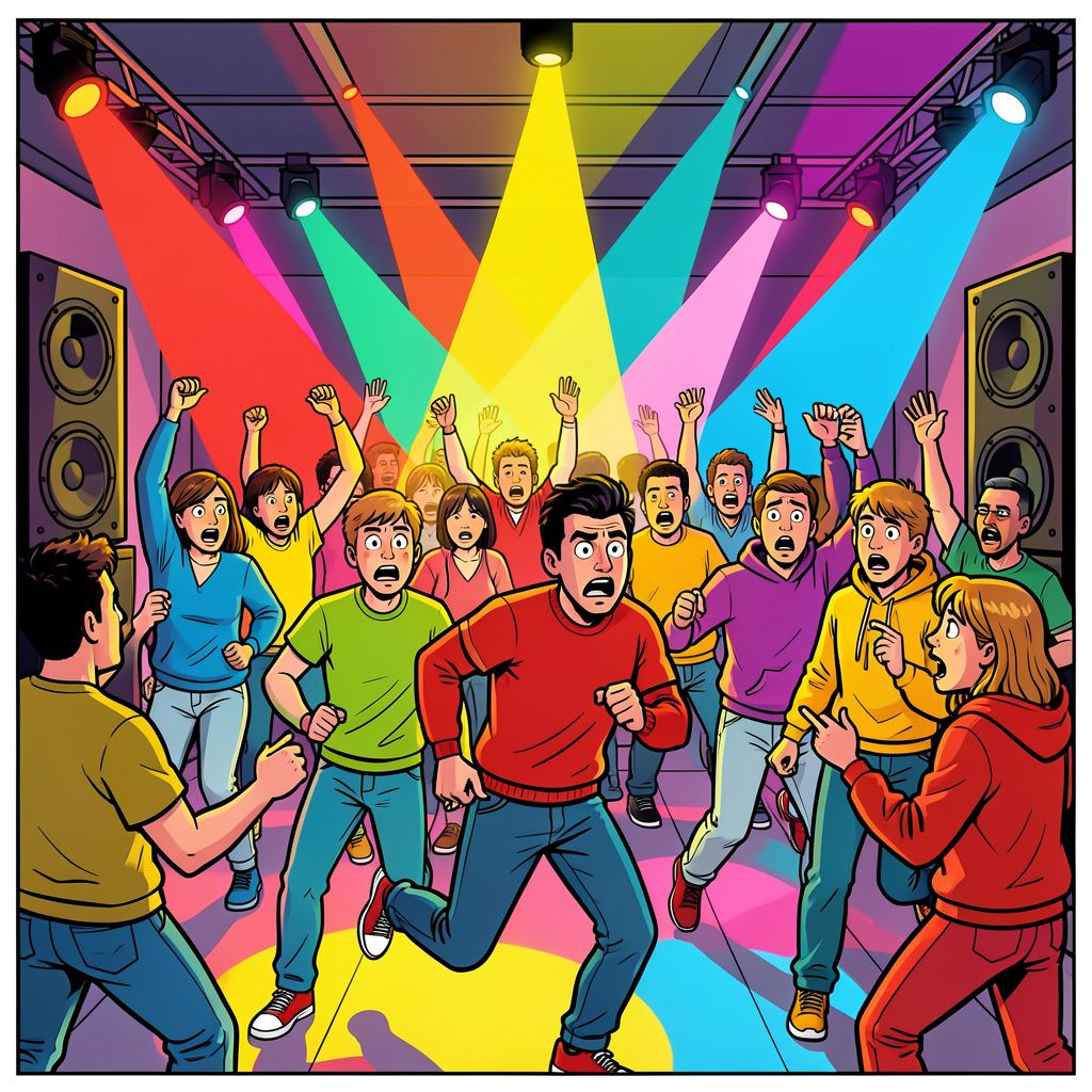 Een gezellig technofeest in Zwitserland verandert plotseling in een dodelijk drama door een schietpartij.