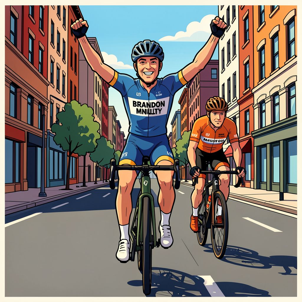 Brandon McNulty stunt met goud op het WK wielrennen na een gewaagde solo van dertig kilometer.
