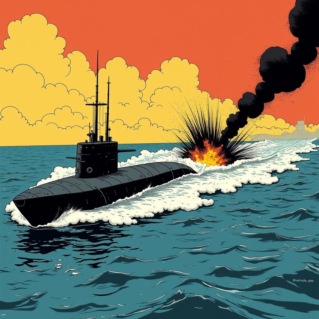 Amerikaanse onderzeeër torpedeerde Iraans oorlogsschip zonder reddingspoging