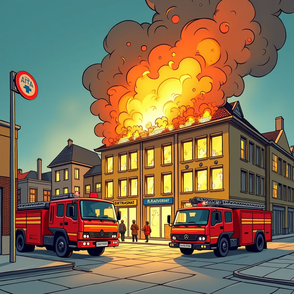 Brand op tweede etage Einstein-gebouw zorgt voor flinke rookwolken boven Zwolle