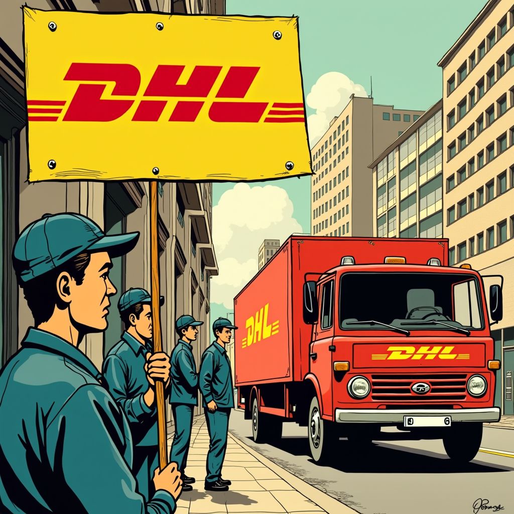 DHL Express werknemers staken maandag 19 uur lang voor hoger loon
