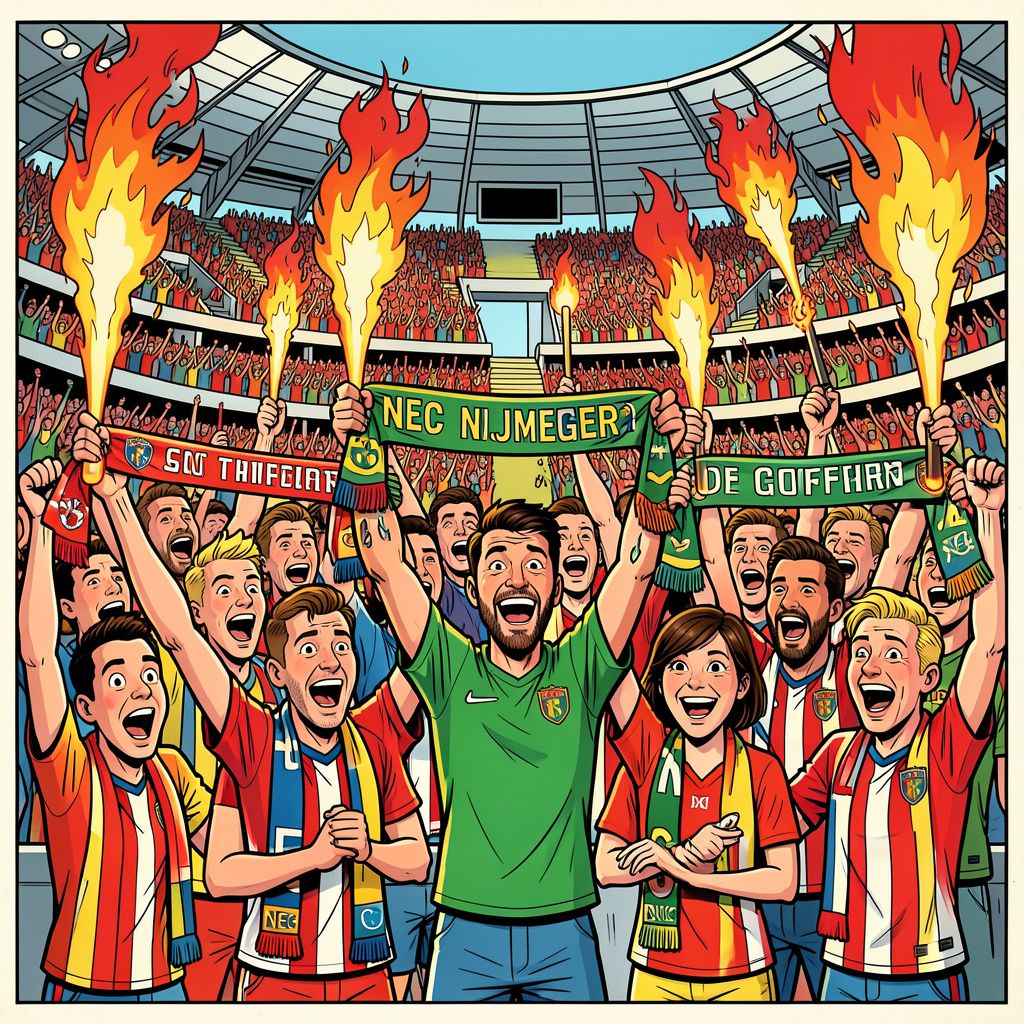 NEC schrijft geschiedenis met dramatische Champions League-kwalificatie op allerlaatste speeldag