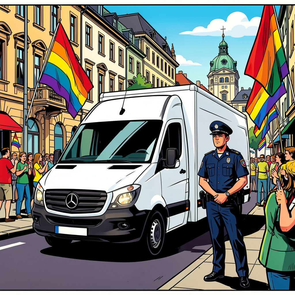 De Duitse politie jaagt op een gevaarlijke verdachte na een dodelijke aanslag tijdens de Pride in Berlijn.