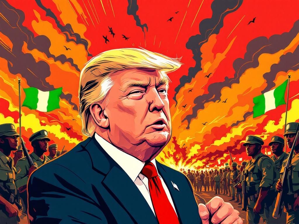 Trump dreigt Nigeria binnen te vallen met 'guns-a-blazing' vanwege christenmoorden