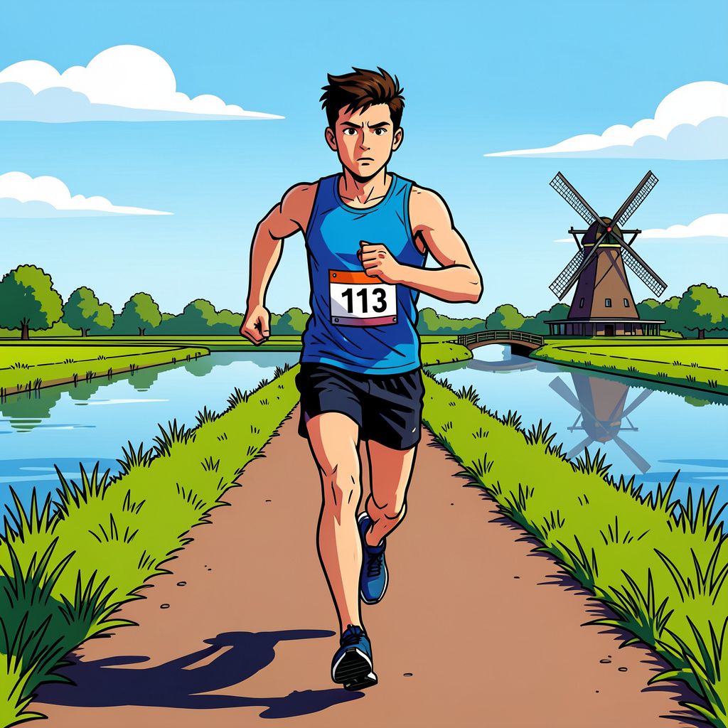 De zestienjarige Tycho rent 113 kilometer om levens te redden.