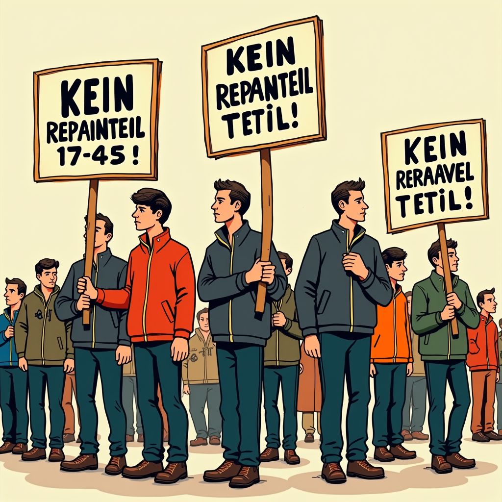 Duitse mannen tot 45 jaar moeten toestemming vragen voor lange reizen sinds januari