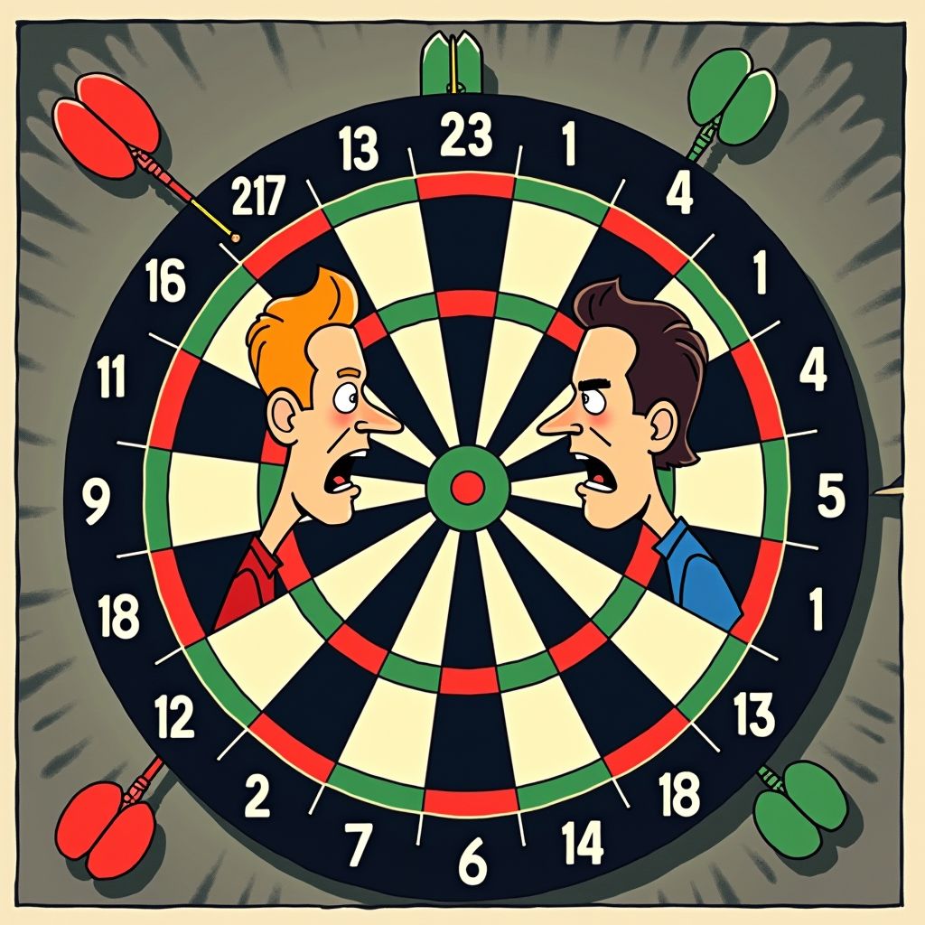 Anderson overleeft vier matchdarts van Wattimena en blijft dromen van derde wereldtitel