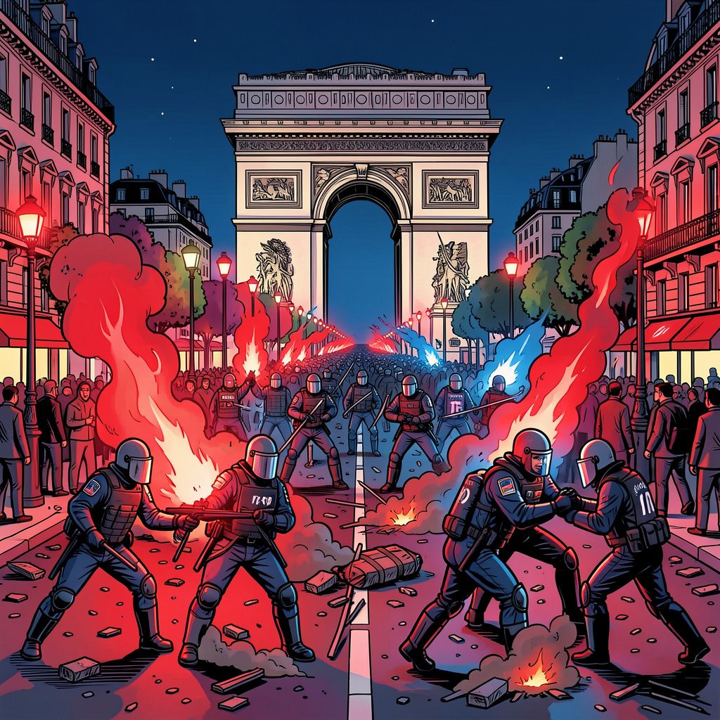 PSG wint de Champions League, Parijs betaalt de prijs: één dode en 780 aanhoudingen na rellen op de Champs-Élysées