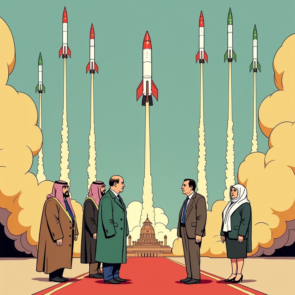 Saudi-Arabië gooit vijf Iraanse diplomaten het land uit na raketaanvallen op hoofdstad