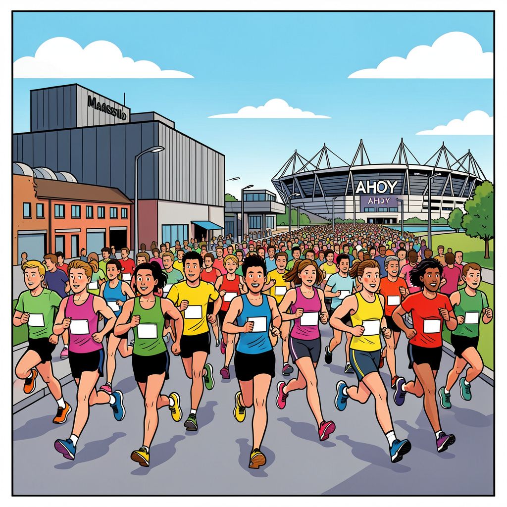 Rotterdam-Zuid stroomt vandaag vol voor de spectaculaire terugkeer van de halve marathon.