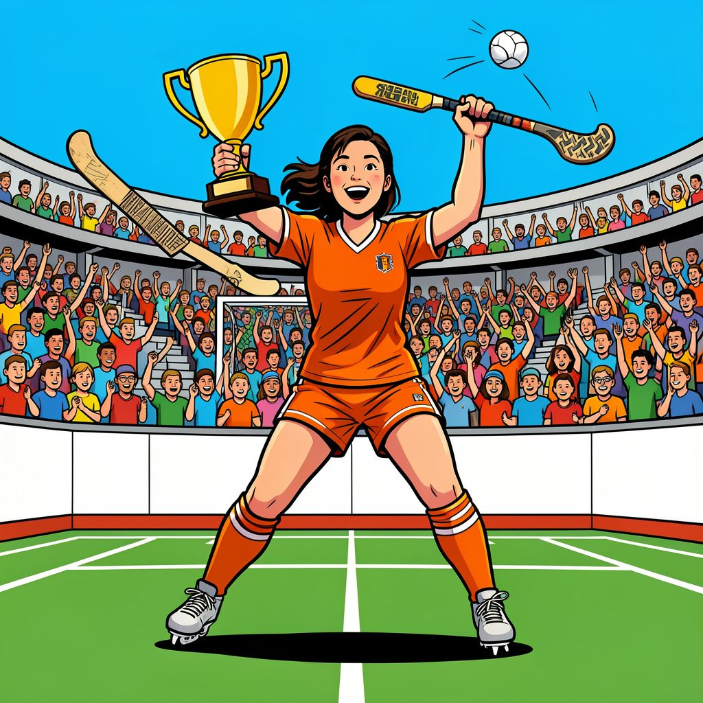 Aanvoerder Imke Verstraeten schiet Jong Oranje naar de Europese hockeytitel.
