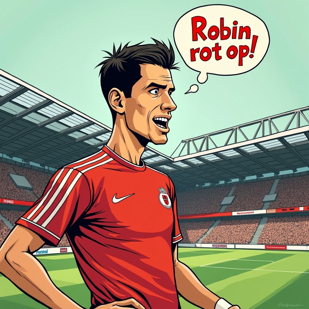 Van Persie houdt vol na 'Robin rot op' van eigen supporters: 'Ik ben geen wegloper'