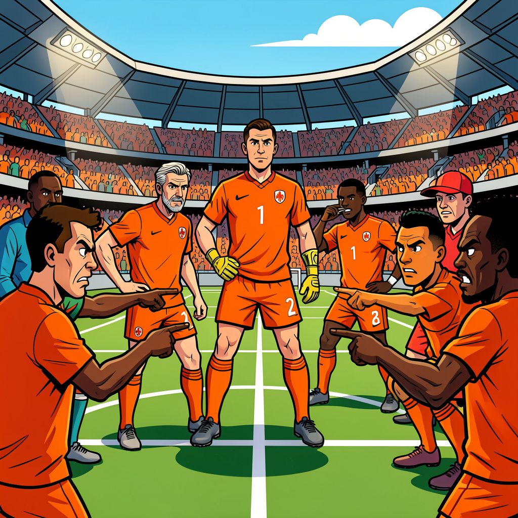 oranje traint met compleet elftal in texas, maar ghana is woedend om ontbrekende ster