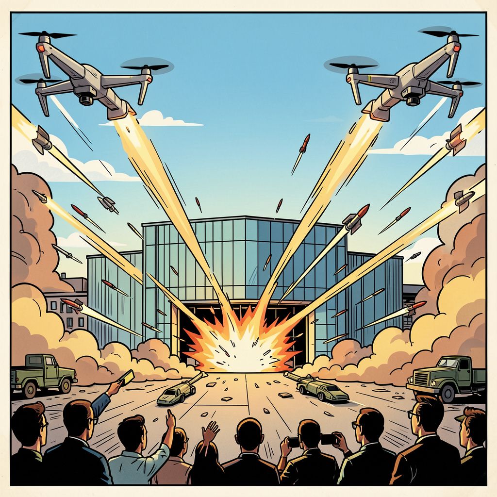 Oekraïne slaat terug en valt Russische dronefabriek aan na massale luchtaanval met 650 drones