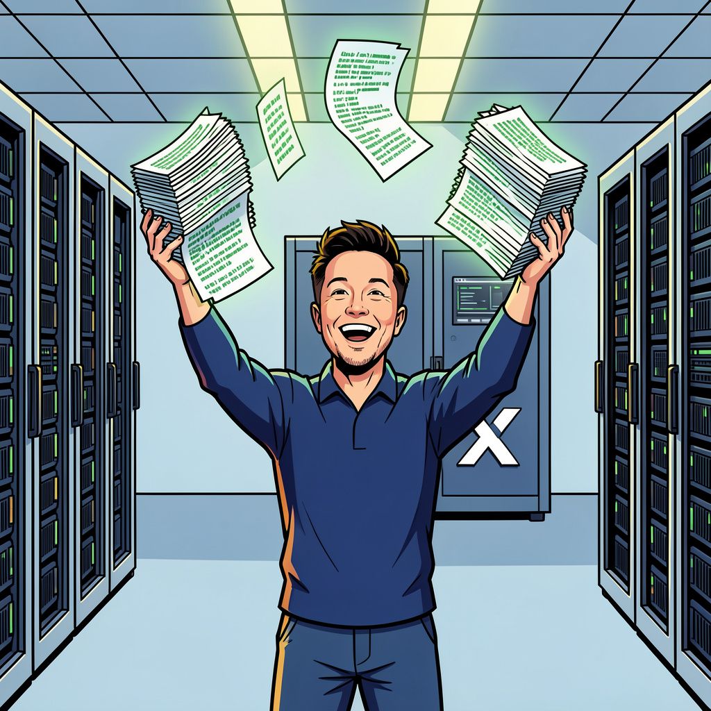 Elon Musk gooit in augustus de volledige broncode van platform X op straat.