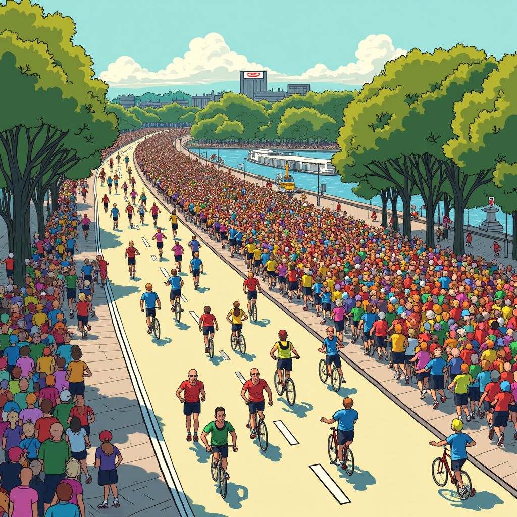 41.000 hardlopers veranderen Den Haag vandaag in een rennende chaos