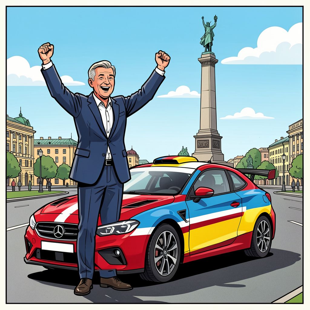De pro-Oekraïense partij van premier Kulbergs behaalt een historische monsterzege in Letland.