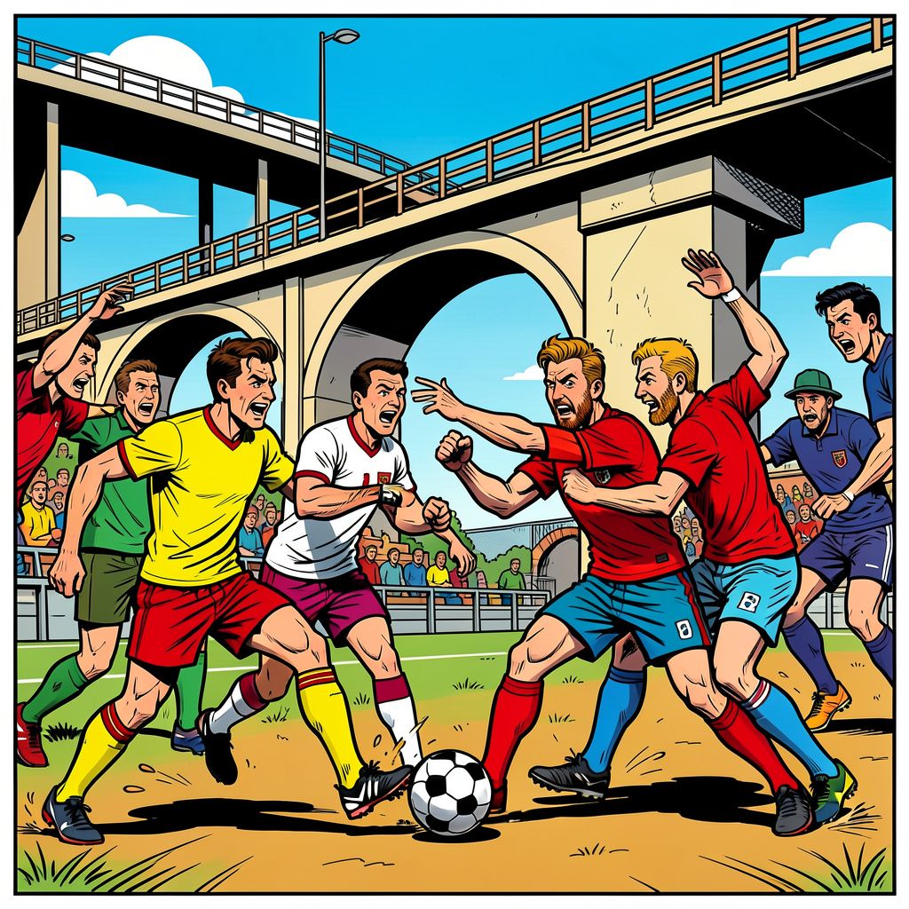 Derby tussen Staphorst en Genemuiden eindigt in massale knokpartij met ziekenhuisopnames