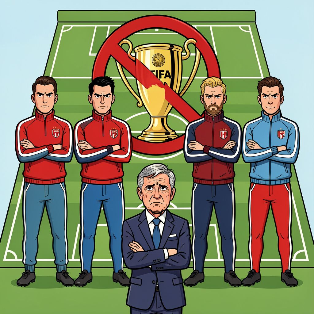 Zes Noordse voetbalbonden breken definitief met FIFA-voorzitter Gianni Infantino.