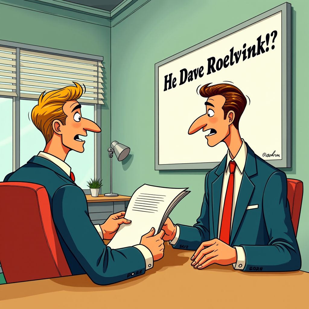 Marijn Kuipers confronteert Dave Roelvink met powerpoint-presentatie over zijn afwezigheid