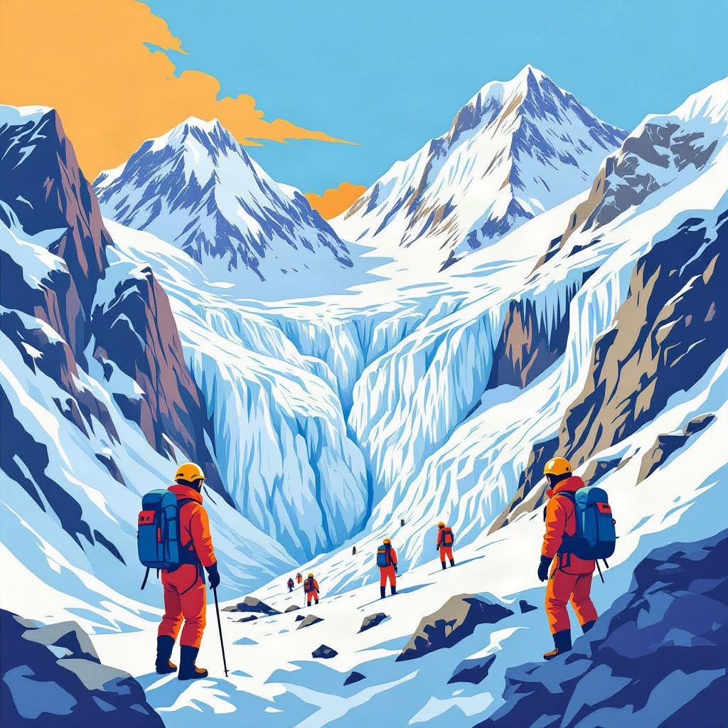 Een verwoestende gletsjerverschuiving eist honderden levens in de Himalaya.