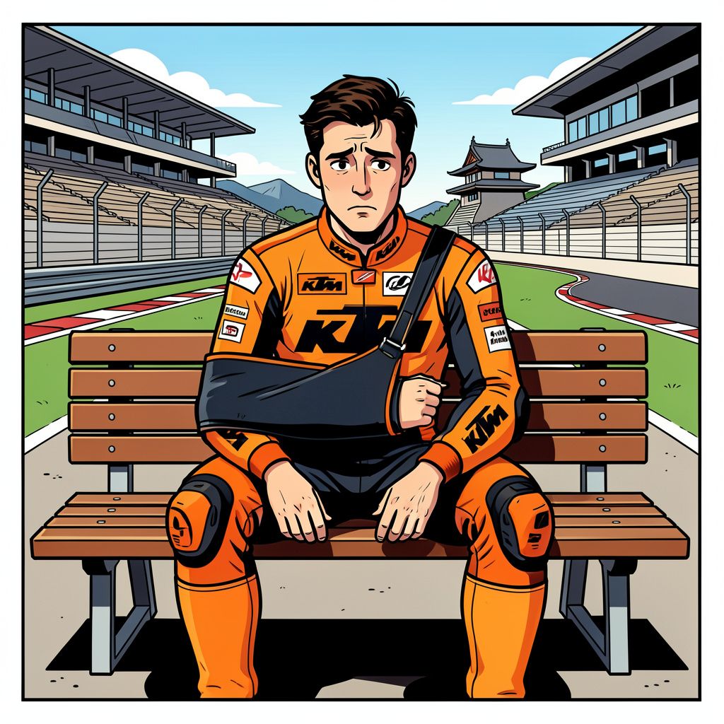 Sleutelbeenoperatie houdt motorcoureur Collin Veijer aan de kant voor Grand Prix van Japan