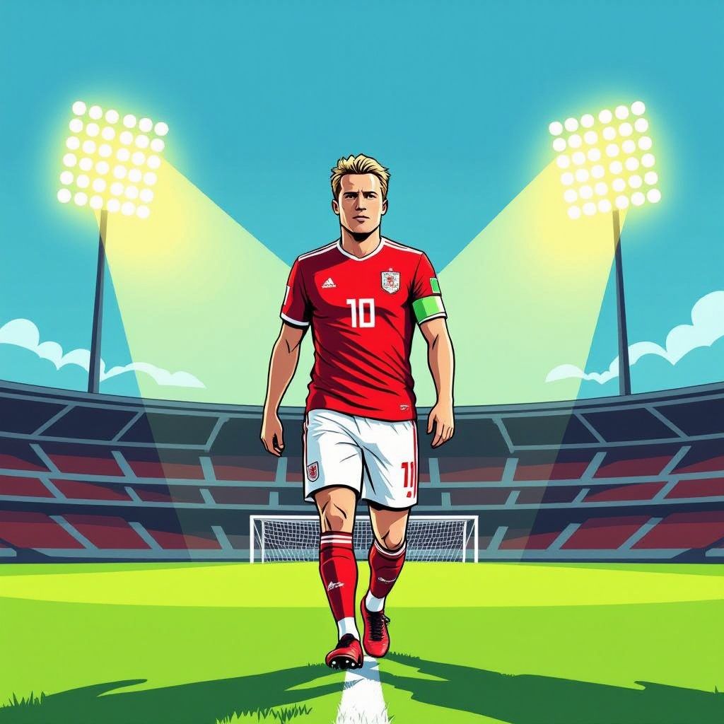 Eriksen zakt opnieuw in elkaar, maar loopt zelf het veld af