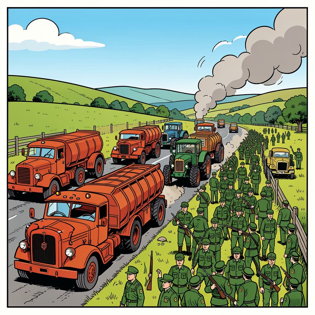 Ierland zet leger in tegen boeren die het land volledig lamleggen