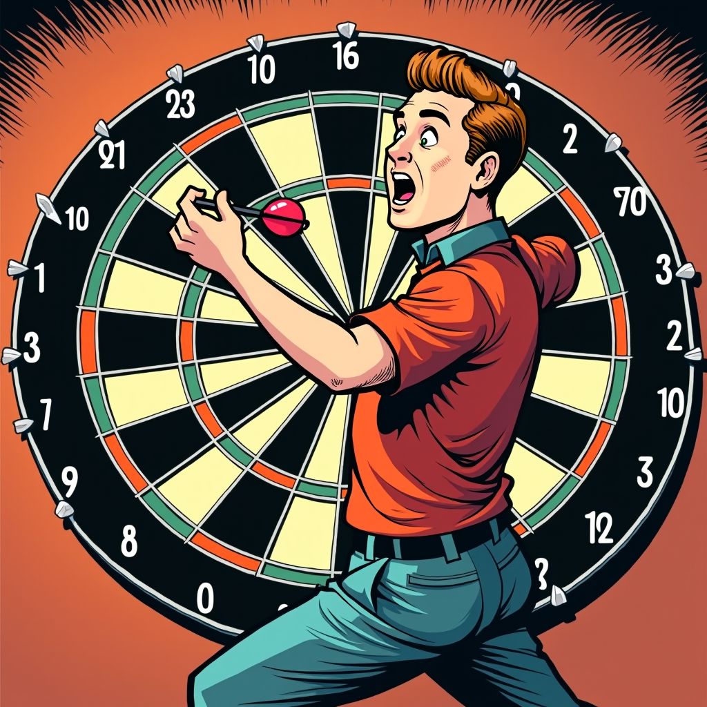 Nederlandse darter velt wereldkampioen met spectaculaire 147-finish