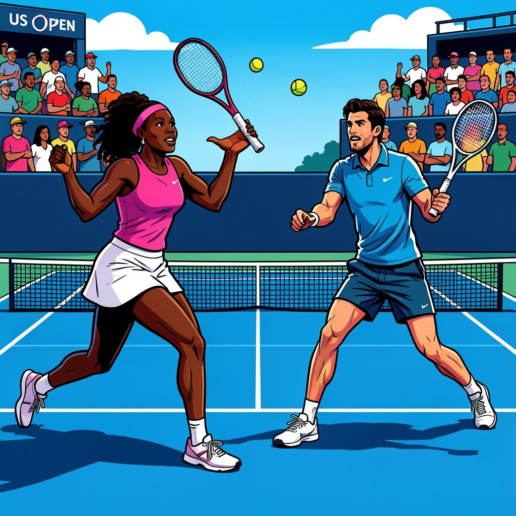 Serena Williams en Carlos Alcaraz vormen een sensationeel duo op de US Open.