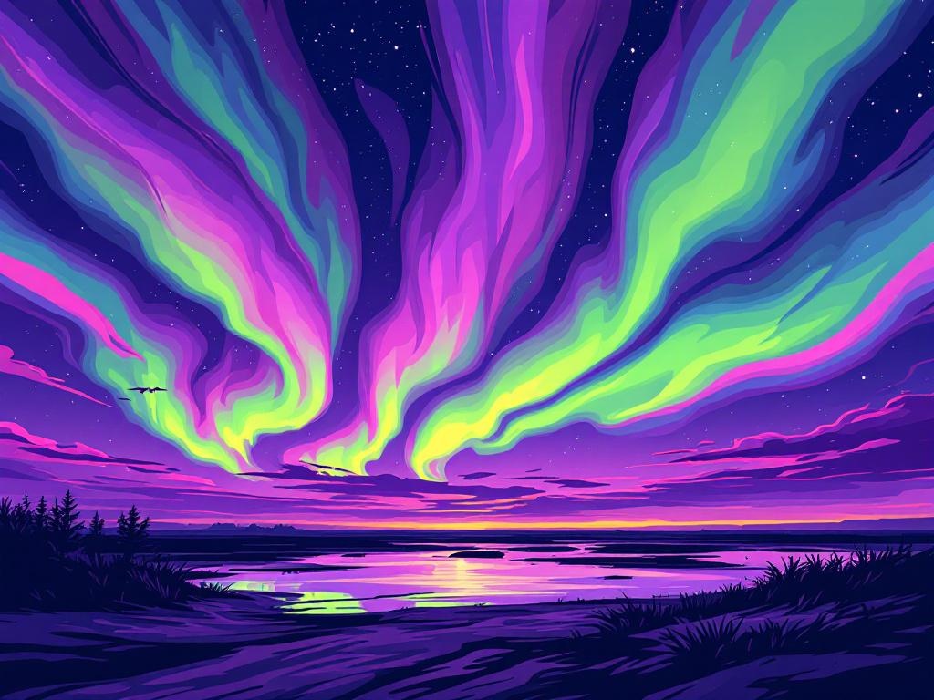 Noorderlicht boven Nederland: een zeldzaam nachtelijk spektakel
