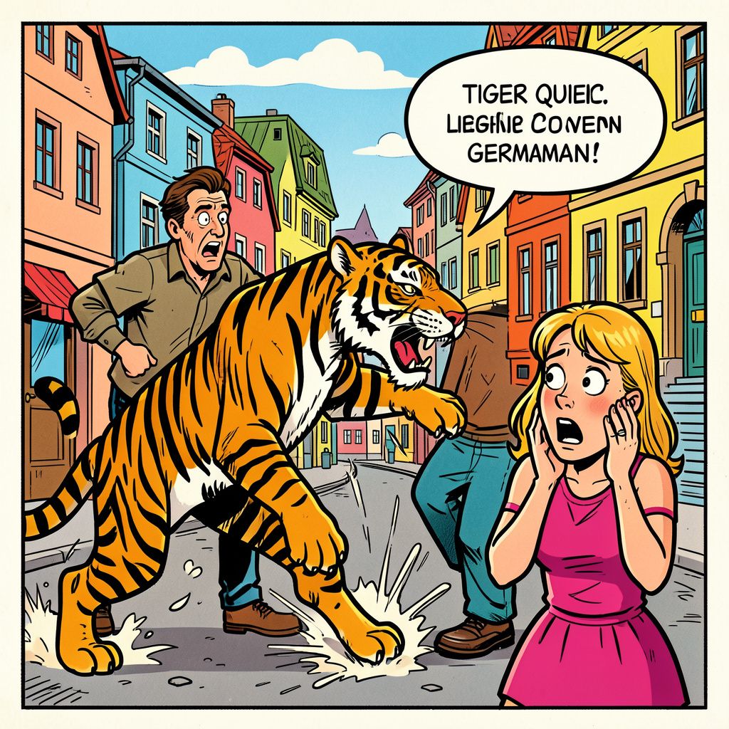 Tijger van beroemde 'tijgerkoningin' ontsnapt in Duitsland en valt 73-jarige man aan