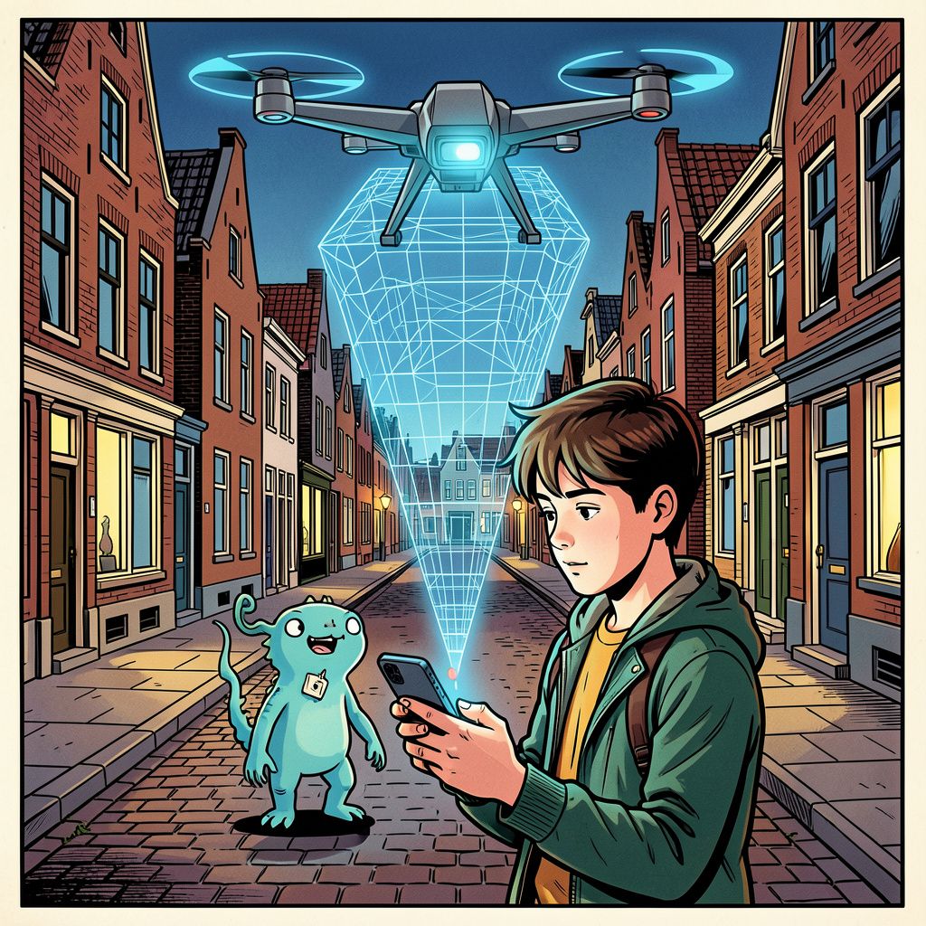 Jij dacht Pokémon te vangen, maar trainde stiekem militaire drones