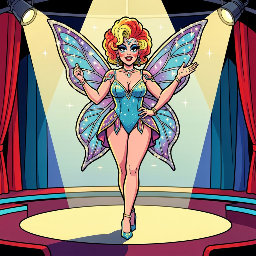 Simone Kleinsma wint de speciale musicaleditie van Make Up Your Mind als dragqueen Fairy Za Za.