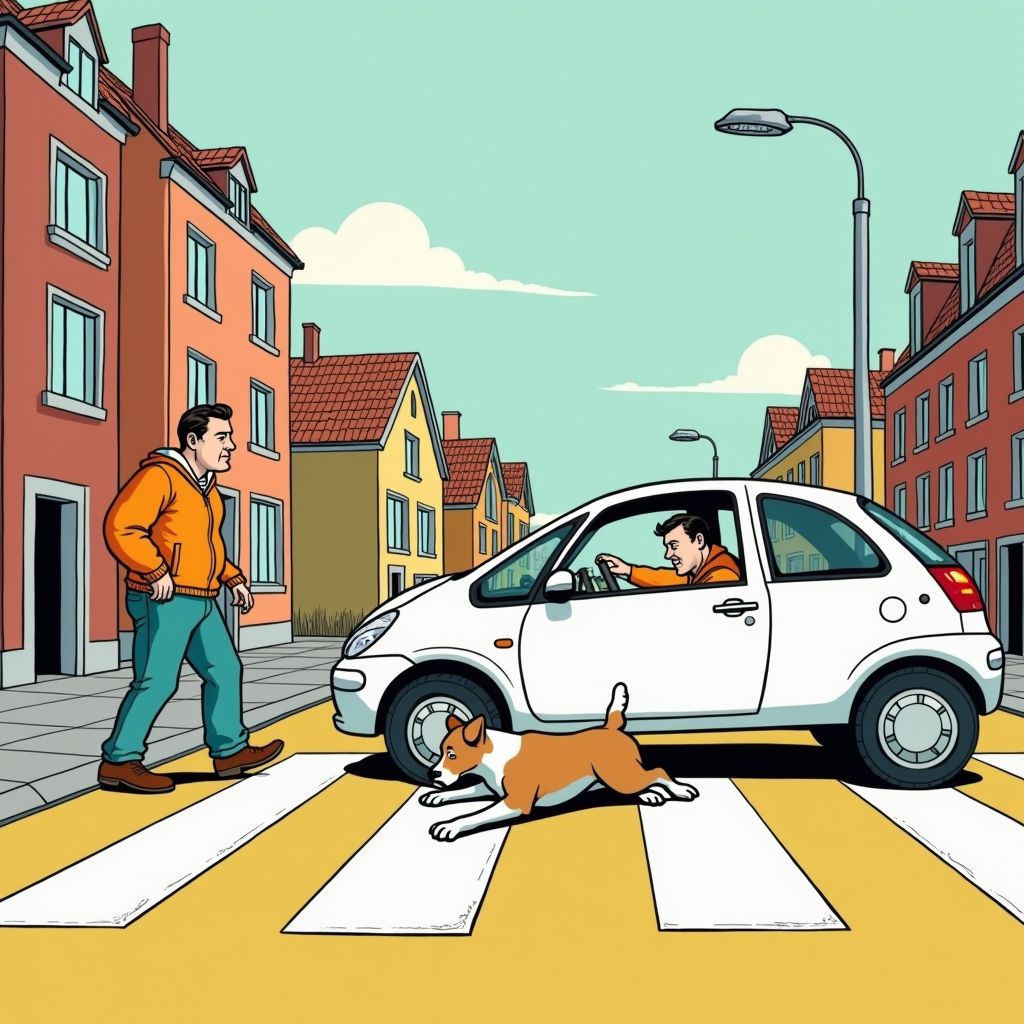 Doorrijder laat hondeneigenaar achter met dood dier op zebrapad Den Helder