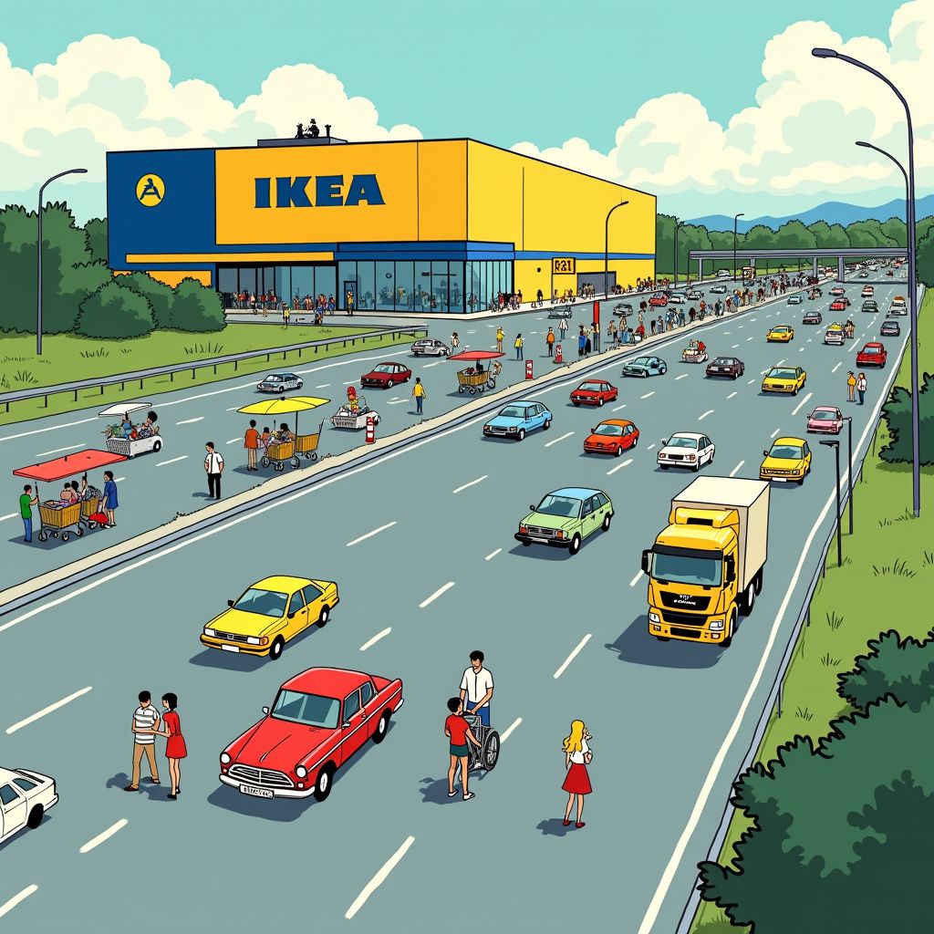 IKEA Delft zorgt voor chaos op Nederlandse snelwegen tijdens drukste winkeldag van het jaar