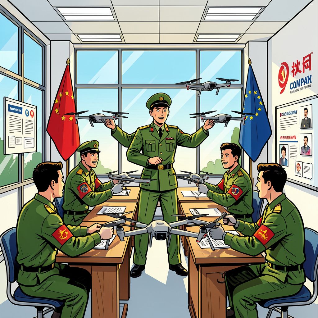 china trainde russische soldaten die nu in oekraïne vechten, zegt de eu