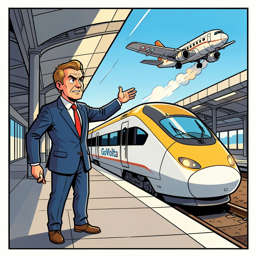 Een ondernemer uit Breda daagt goedkope vliegtickets uit met miljoenen voor zijn eigen treinen.