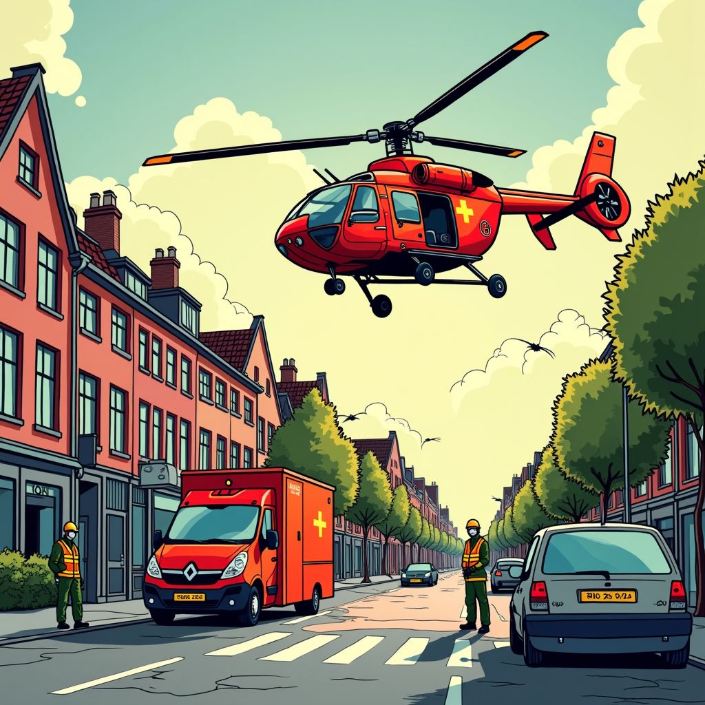 Traumahelikopter ingezet na grote vechtpartij in horecagebied Hoorn