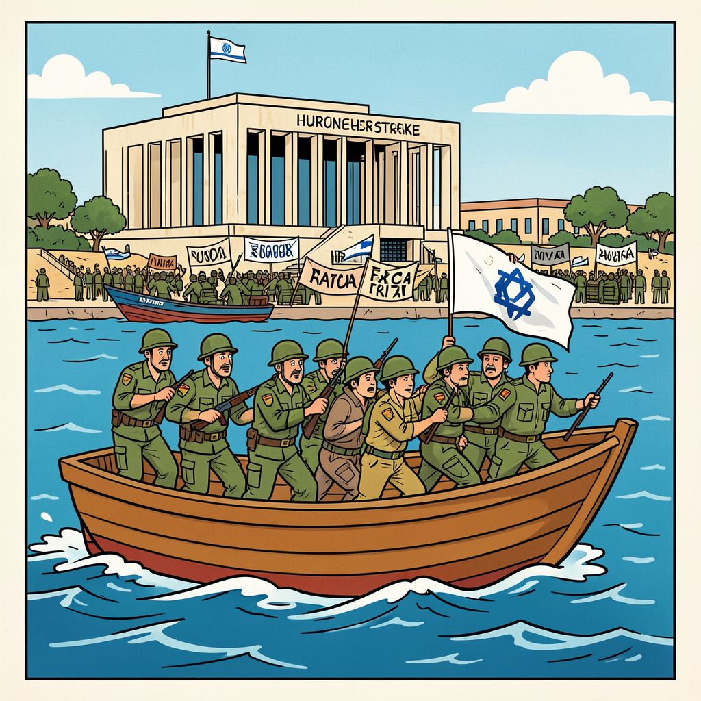 Israël pakt hulpactivisten op in internationale wateren en zet ze uit als 'professionele provocateurs'