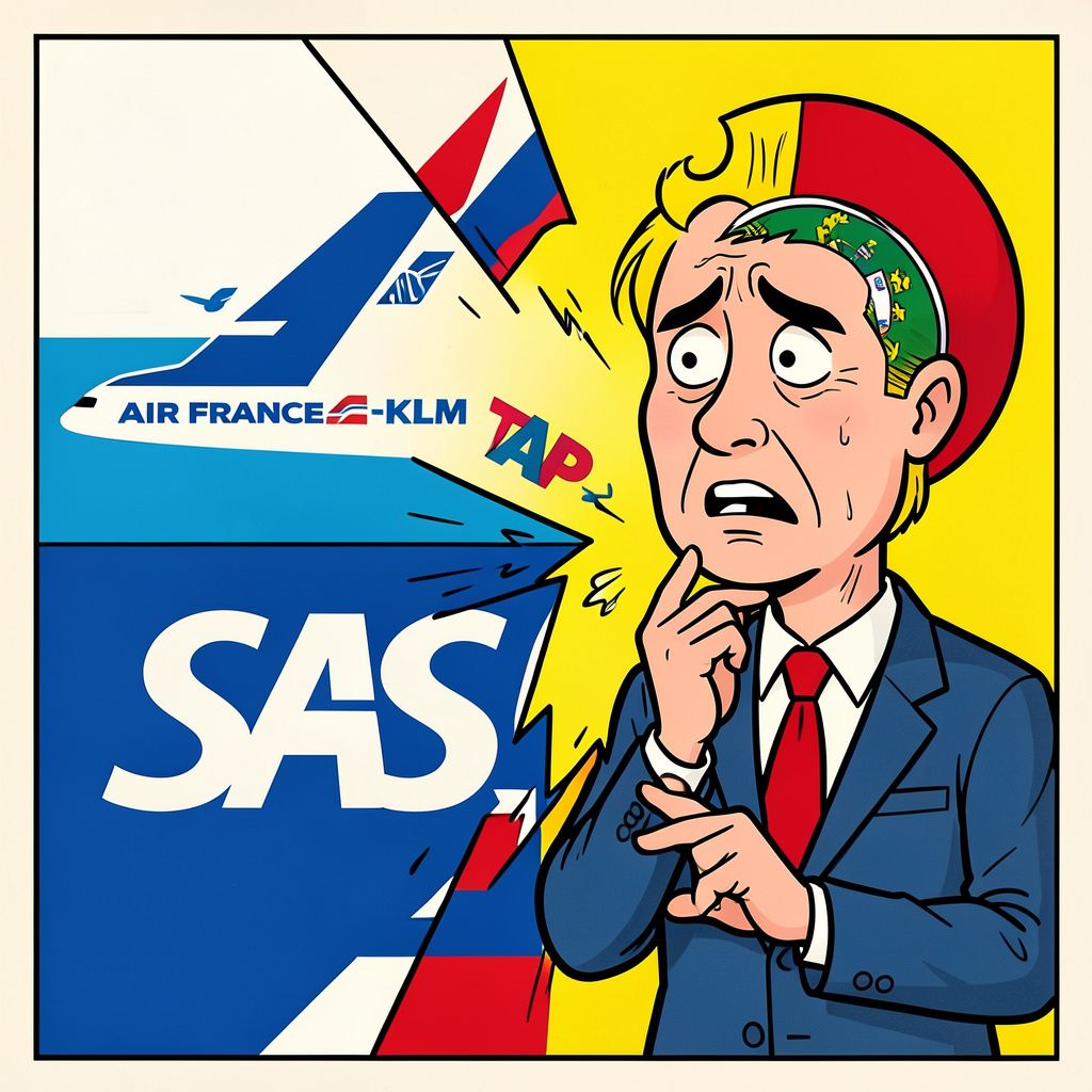 Air France-KLM verdwijnt van de kaart door komst SAS en TAP Portugal