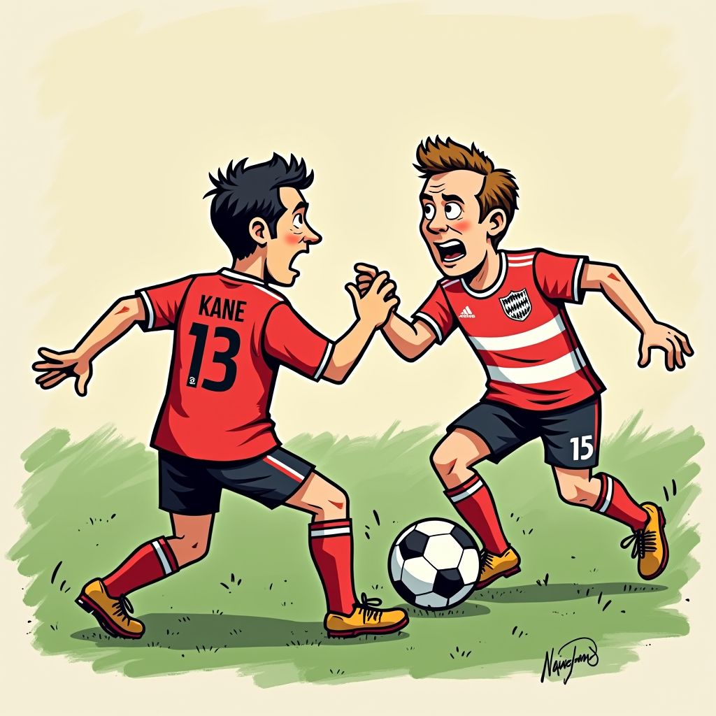 Bayern München verliest voor het eerst dit seizoen terwijl Harry Kane wordt uitgelachen door tegenstander