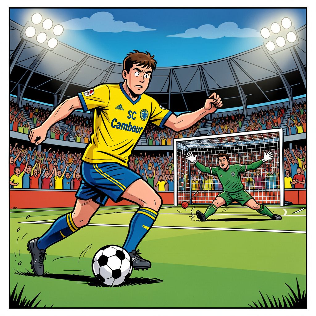 Nicolas Binder bezorgt SC Cambuur een late zege op PEC Zwolle.