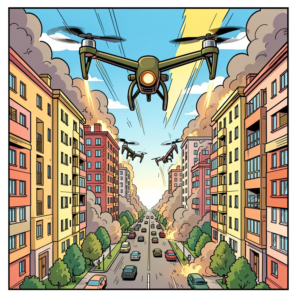 Drone-aanval op Moskou doorbreekt nieuwe mediaverbod van Poetin