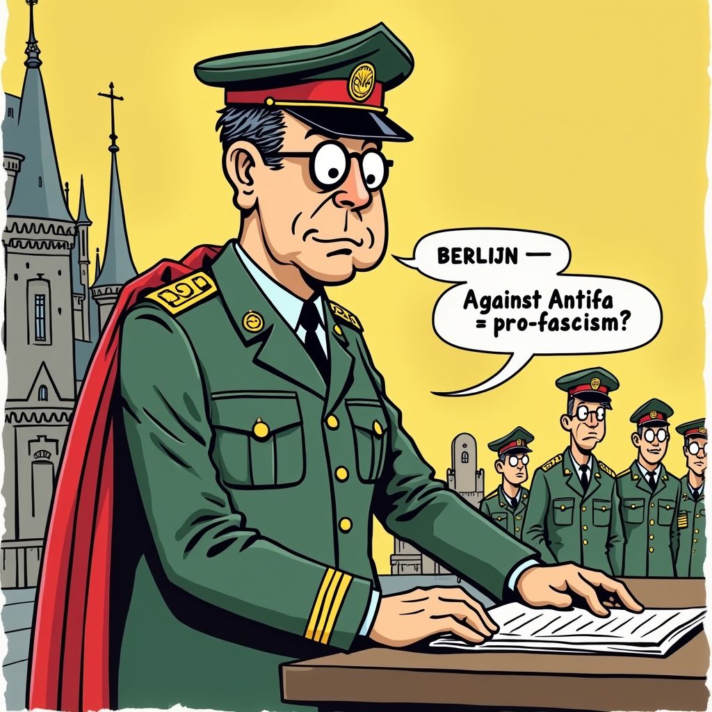 Oud-topgeneraal Dick Berlijn zet critici van Antifa weg als fascisten