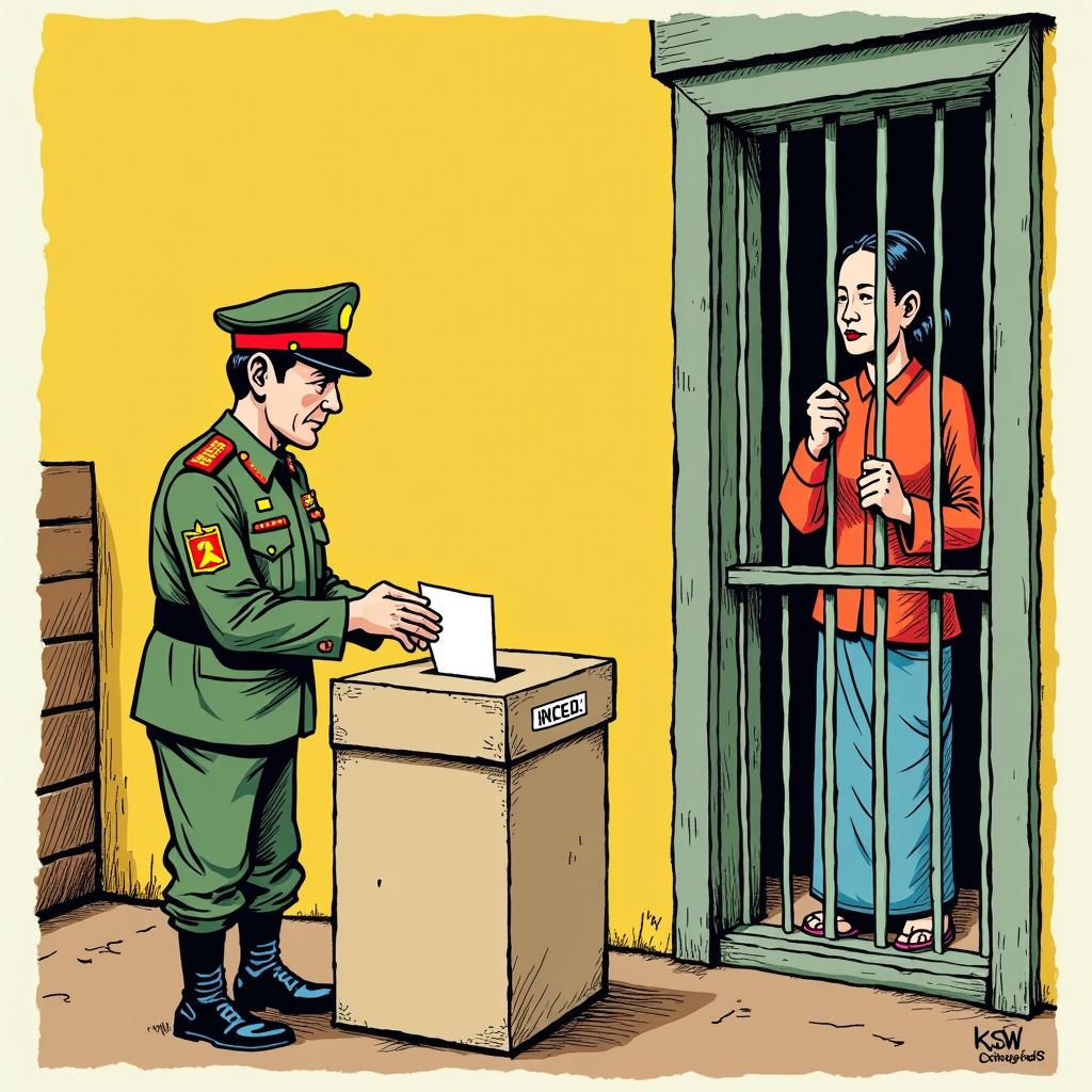 Myanmar houdt verkiezingen terwijl de uitkomst al vaststaat