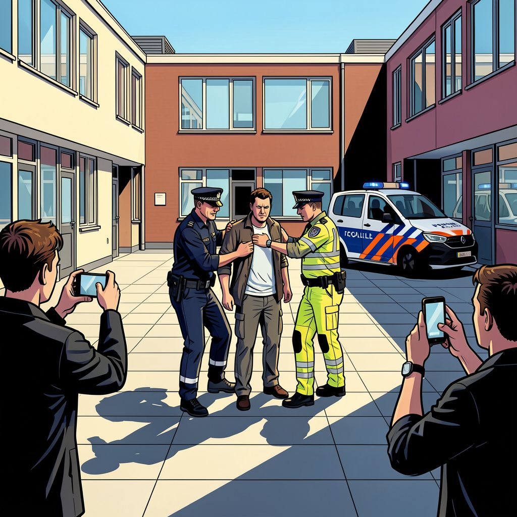 Een filmpje van 35 seconden zet heel Nederland op scherp over politieoptreden in azc Zeist