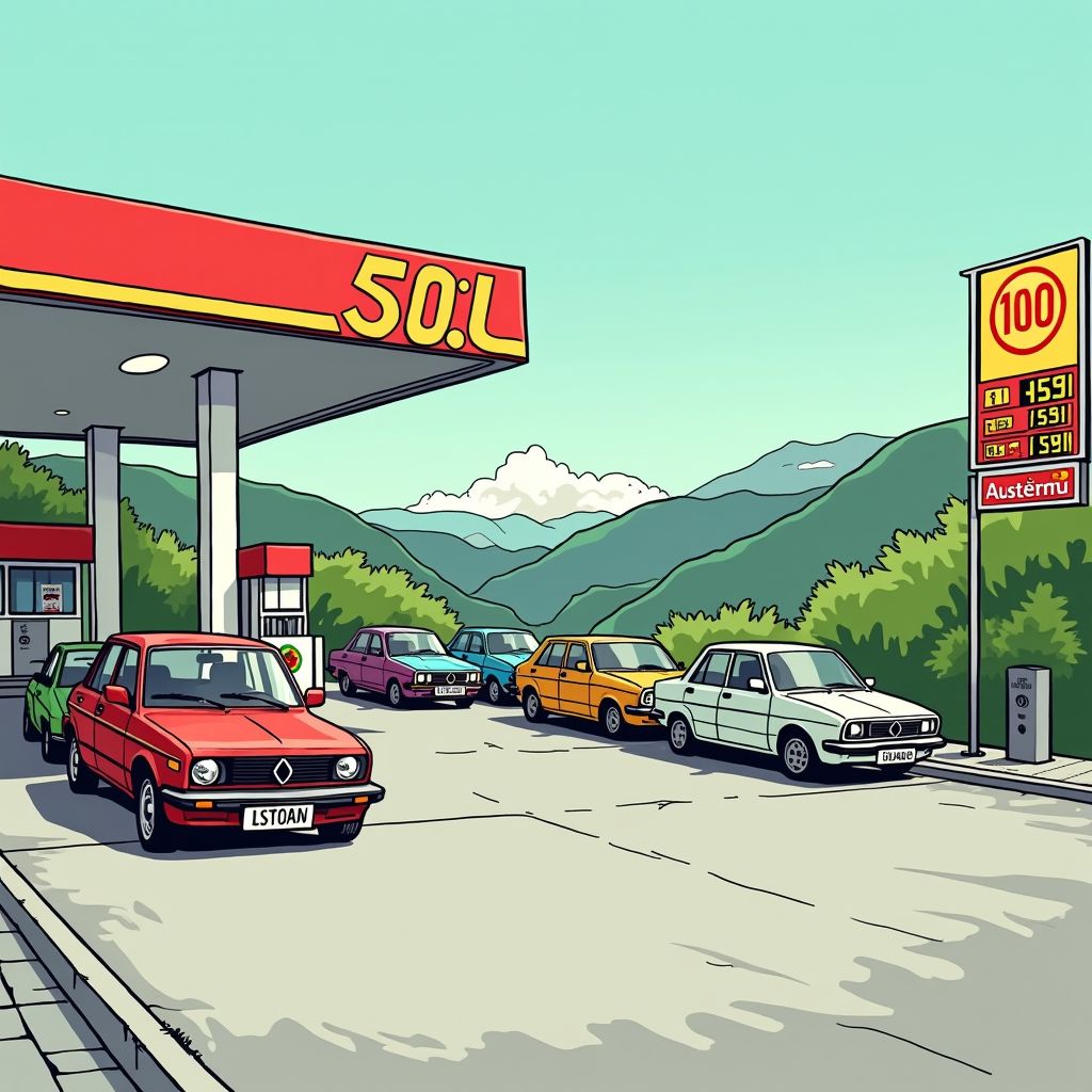 Slovenië voert vandaag brandstofrantsoenering in omdat buurlanden massaal komen tanken